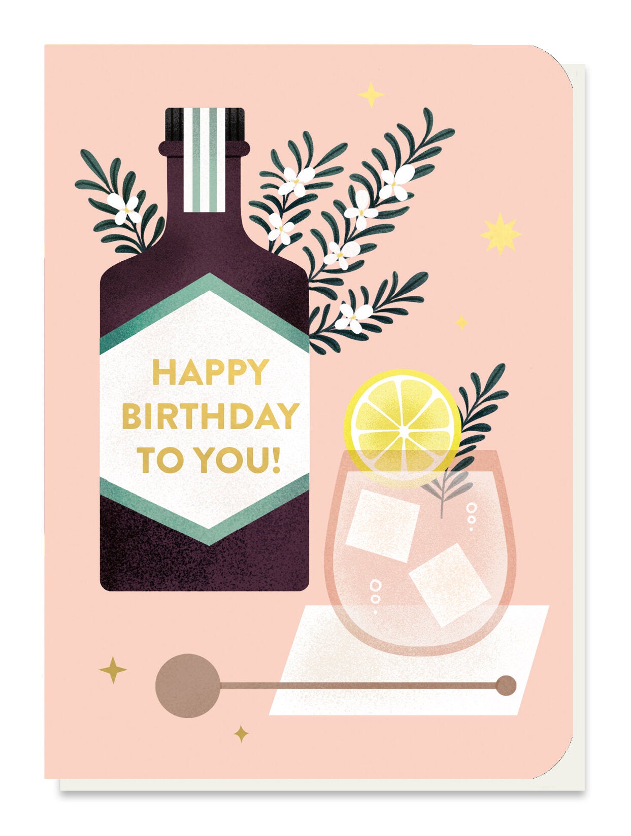 Rosemary Gin Fizz Seed Mix Card