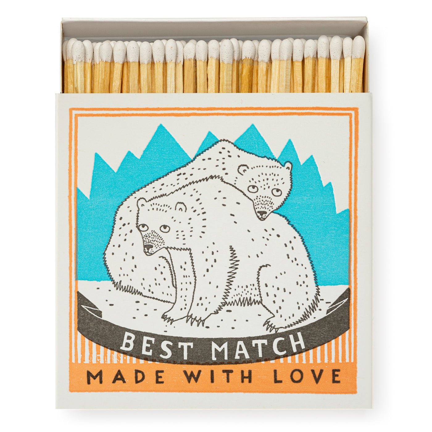 'Polar Bears' Luxury Boxed Festive Matches