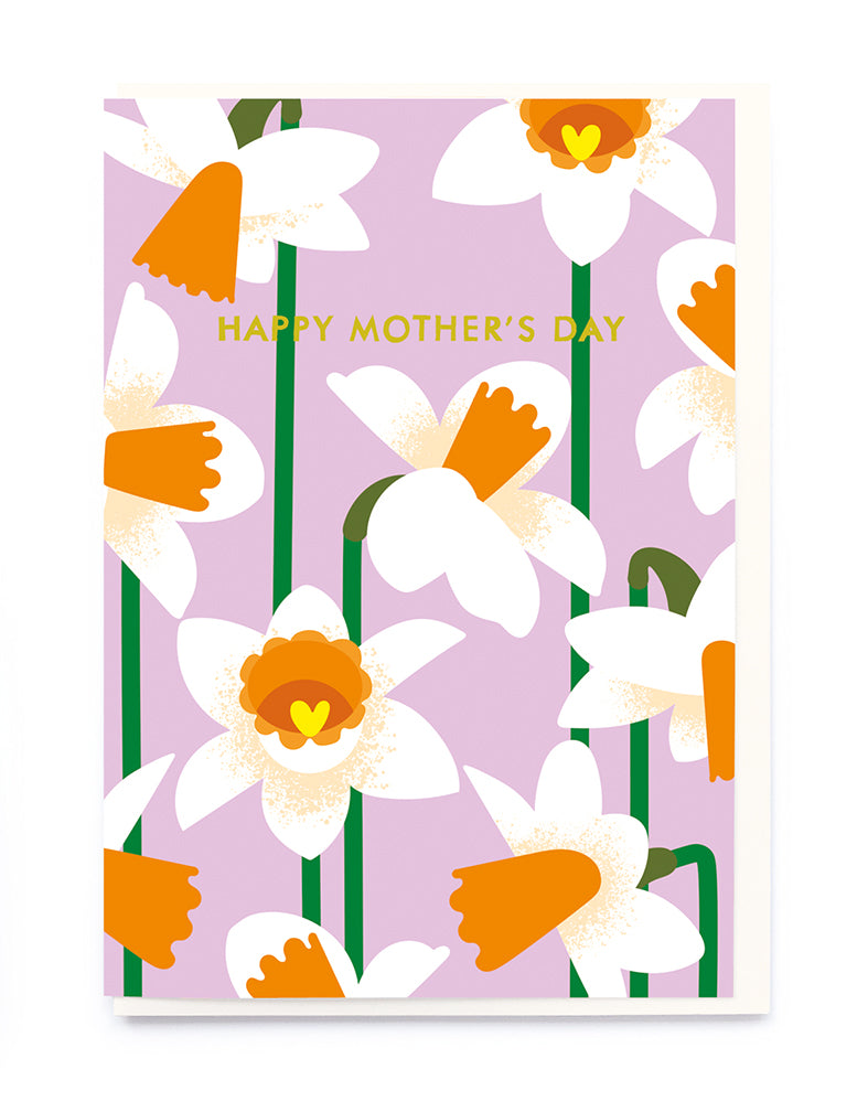 Daffodil Mother's Day Card