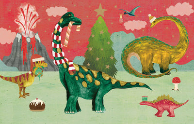 Dinosaur 'The Epoch Before Christmas' - Pack of 8 Christmas Cards