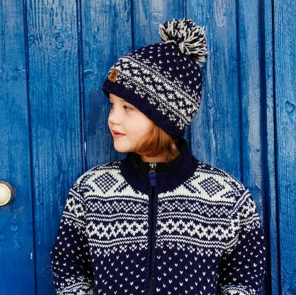 Kids Bobble Beanie - Bergen