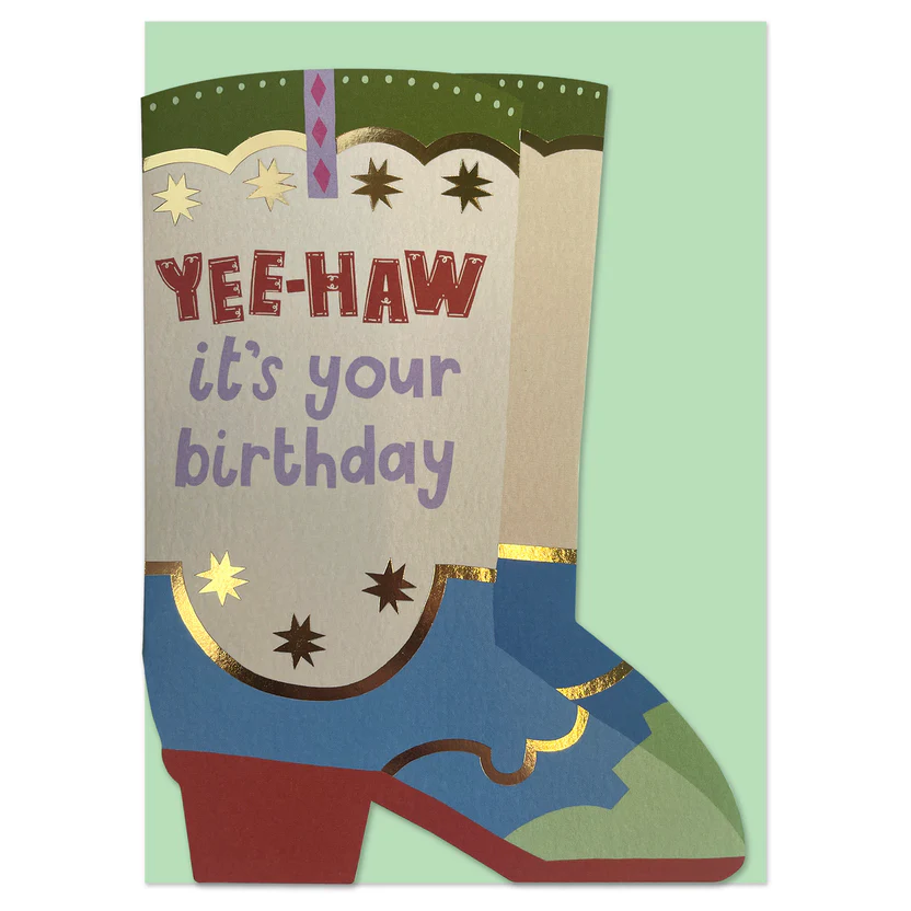 Yee-Haw It's Your Birthday Card