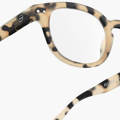 Reading Glasses - Design 'C' in Light Tortoise by Izipizi