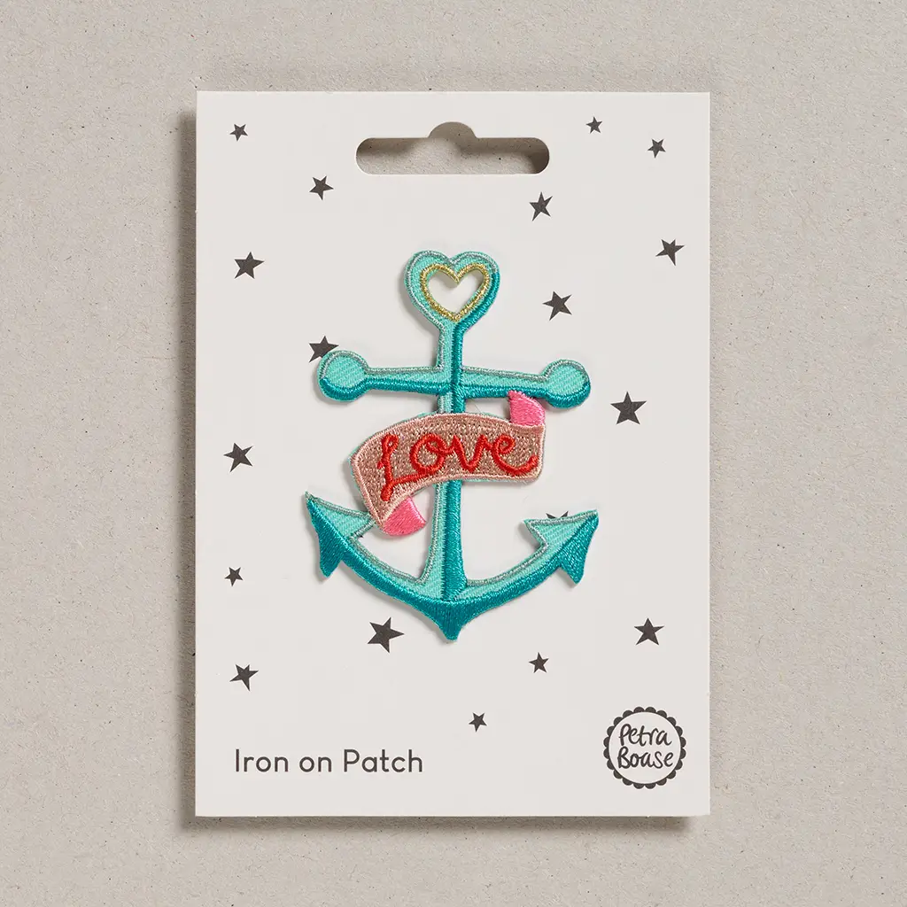 Love Anchor Iron-On Patch