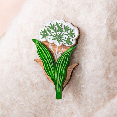 Wild Garlic Brooch