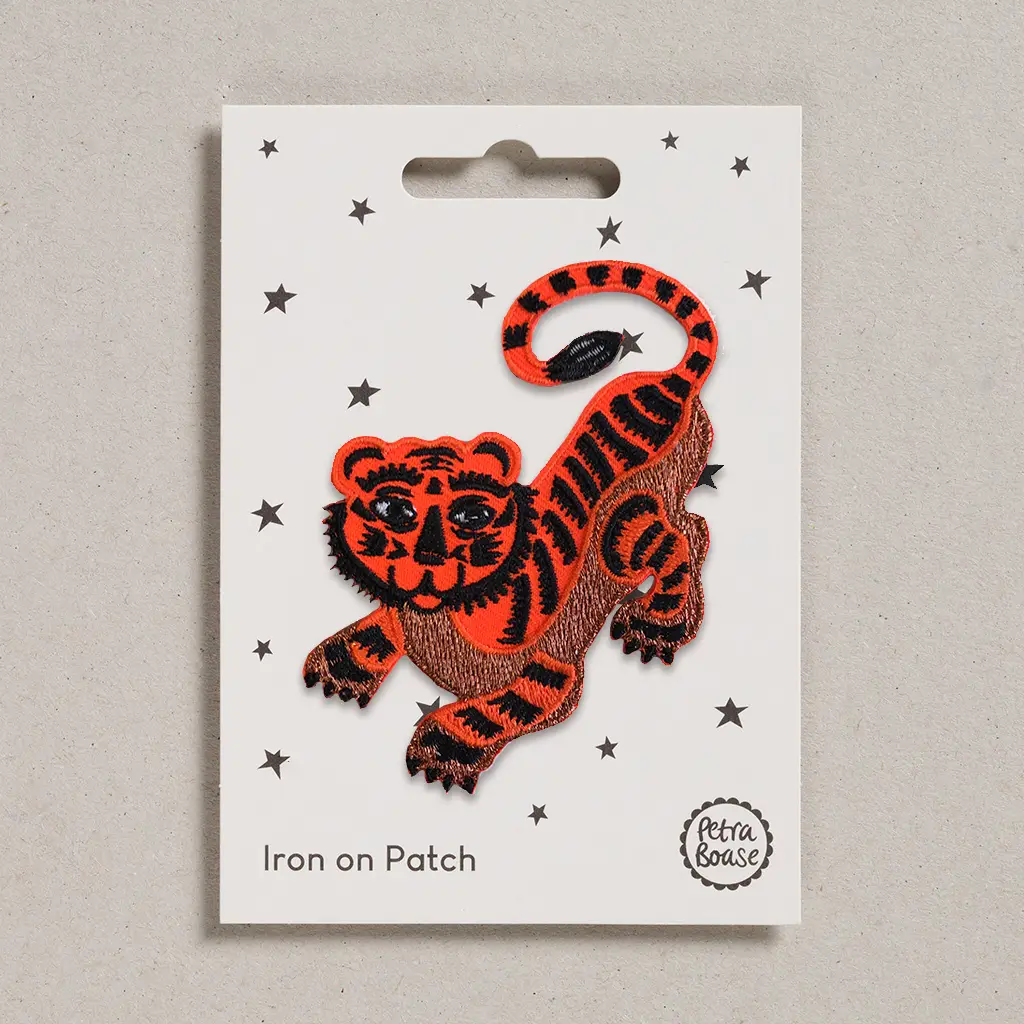 Crouching Tiger Iron-On Patch