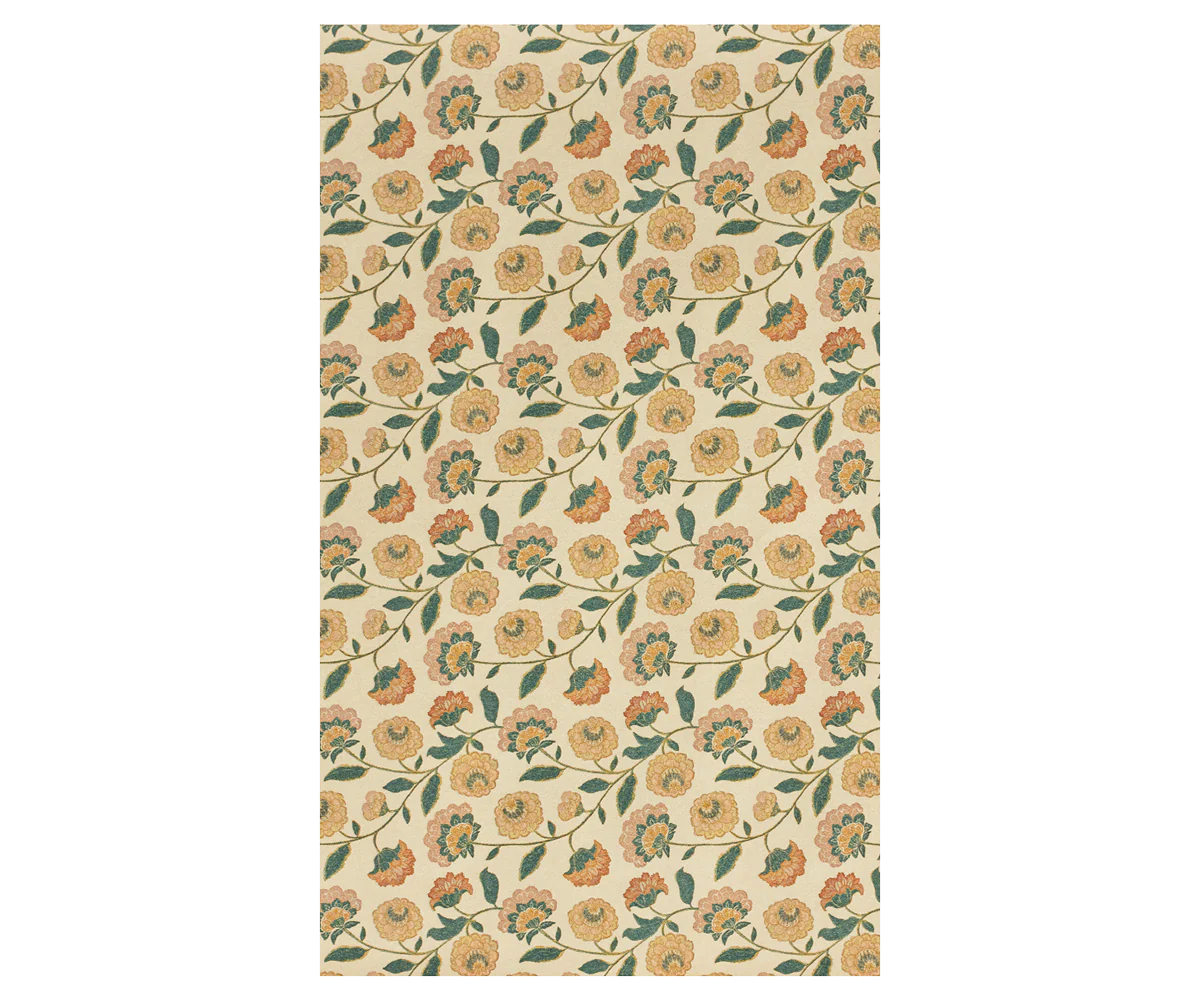 10m Floral 'Margie' Design Paper Gift Wrap Roll