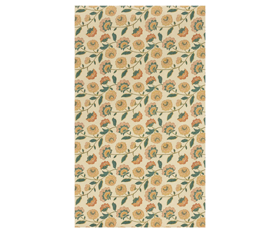 10m Floral 'Margie' Design Paper Gift Wrap Roll