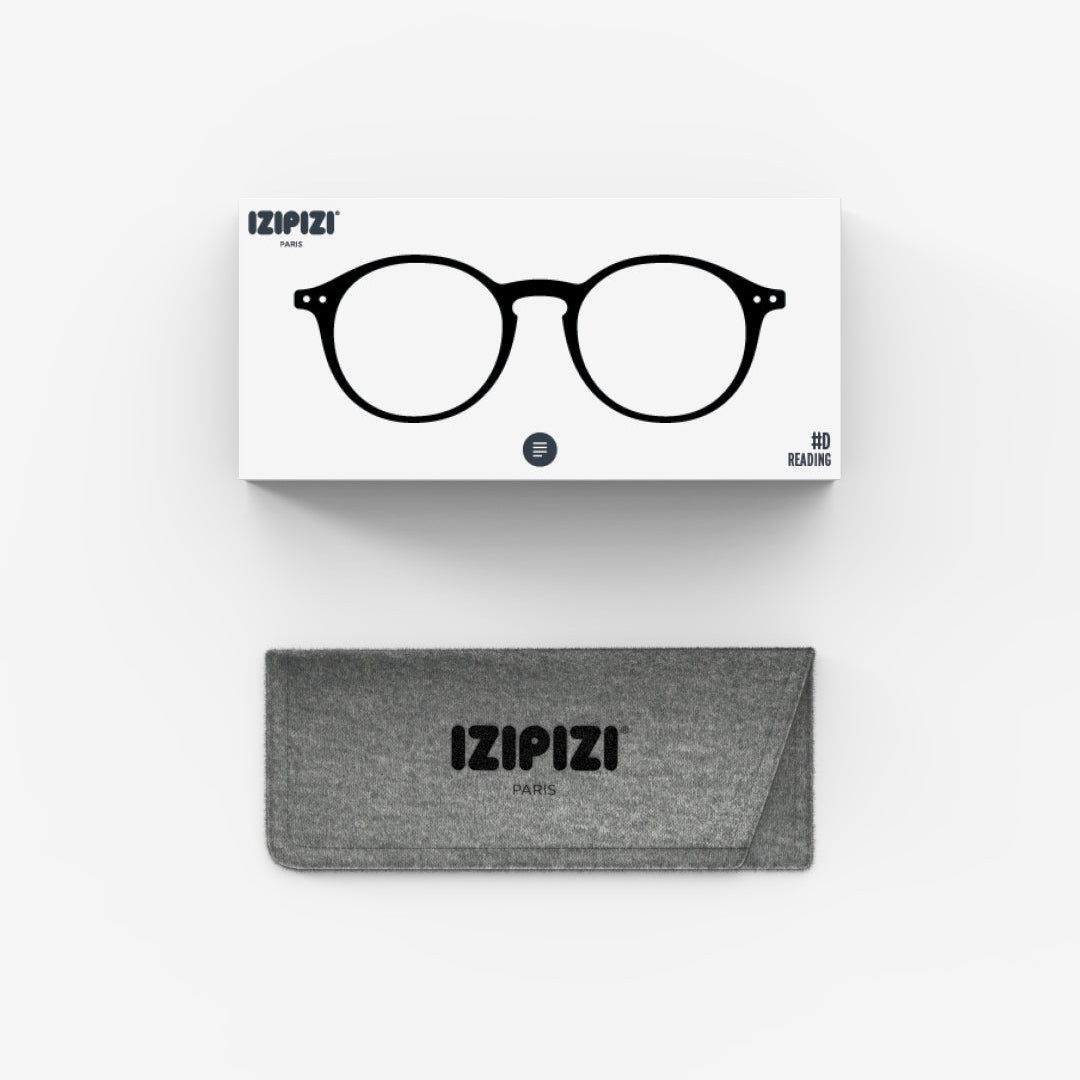 Reading Glasses - Design 'D' in Black by Izipizi