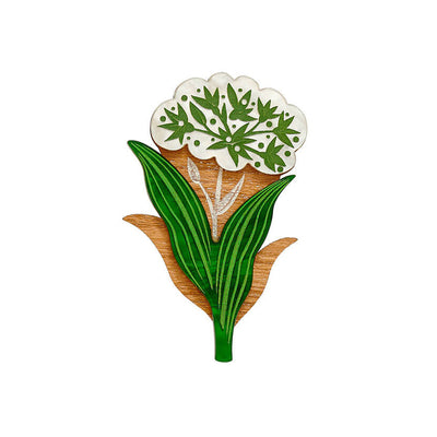 Wild Garlic Brooch