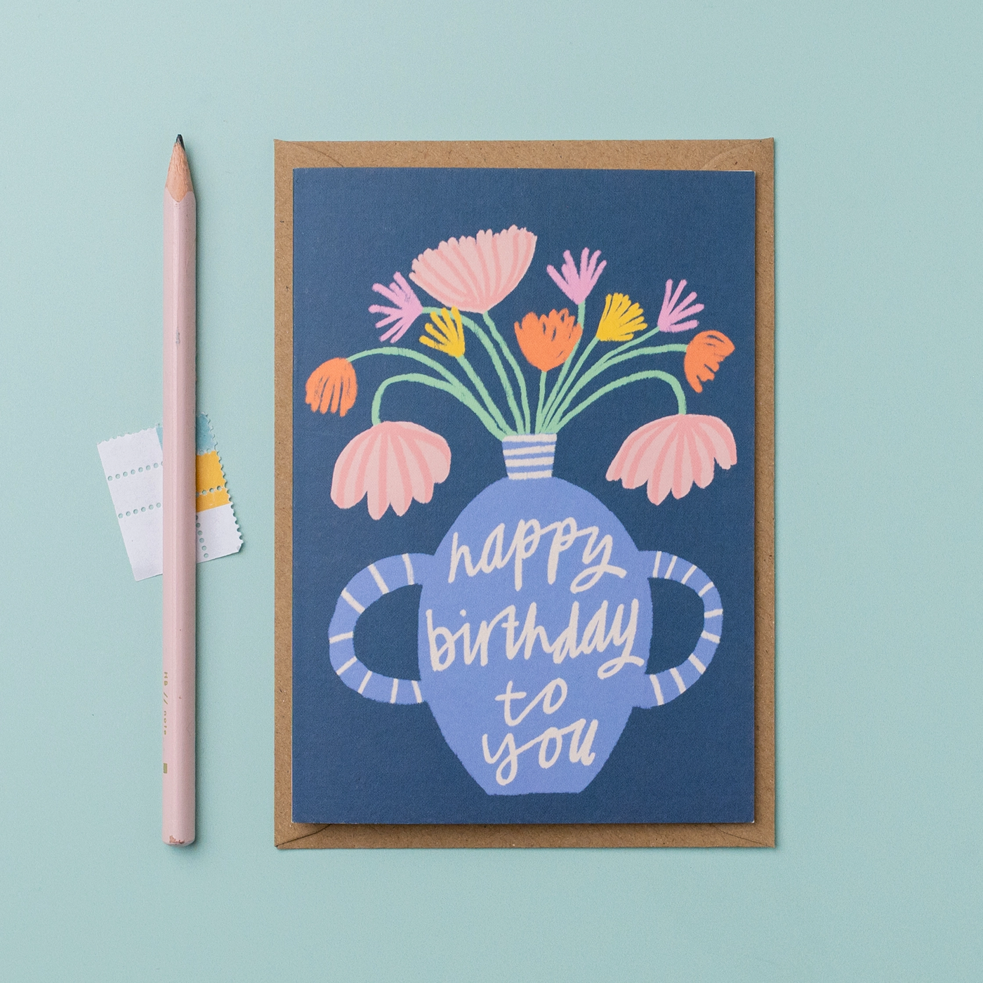 Birthday Vase Card