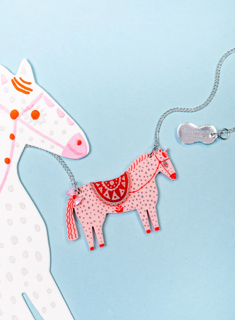 Fancy Horse Necklace