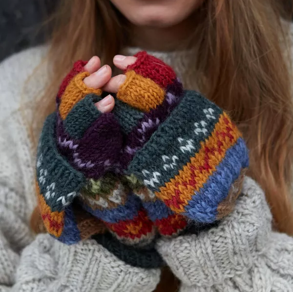 Glove Mitts - Elveden Knit