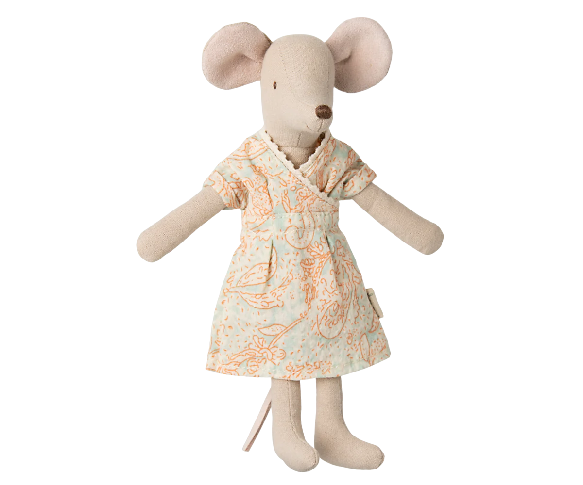 Maileg Mum Mouse in Pretty Dress