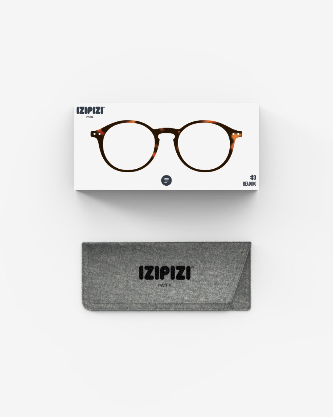 Reading Glasses - Design 'D' in Tortoise by Izipizi