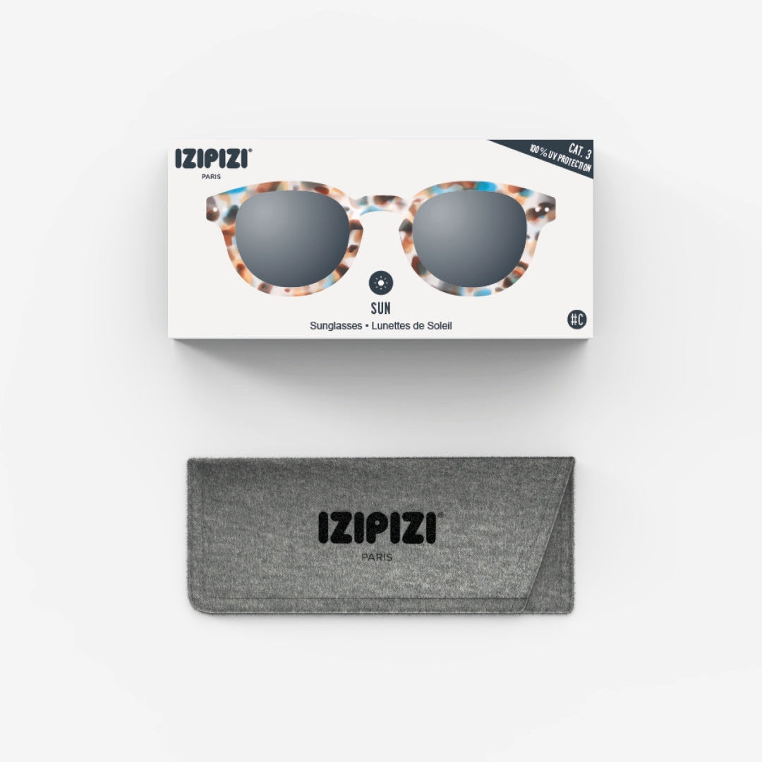 Sunglasses - Design 'C' in Blue Tortoise by Izipizi