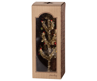 Maileg Christmas Tree Gold, Red & Green - Large