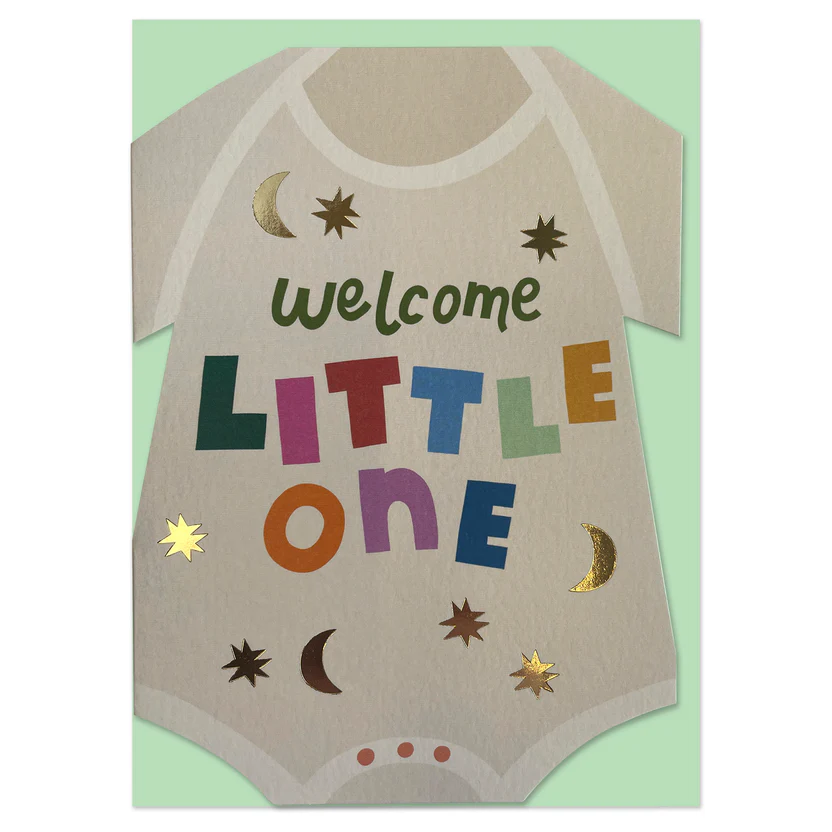 Welcome Little One Die-Cut Card