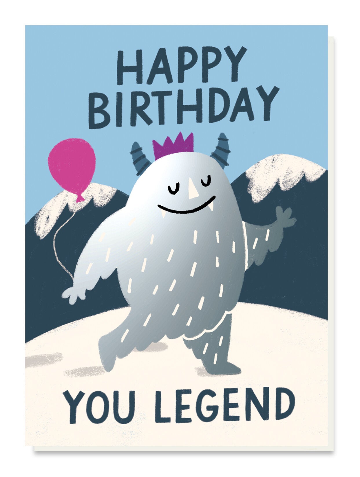 Birthday Yeti Card