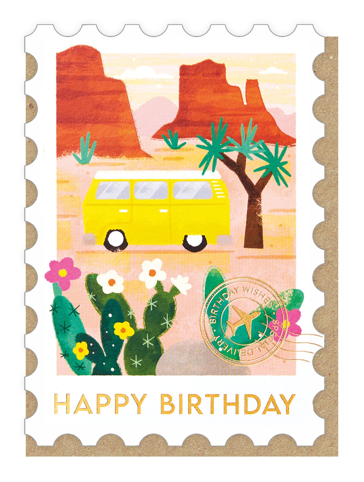 Joshua Tree Stamp Card