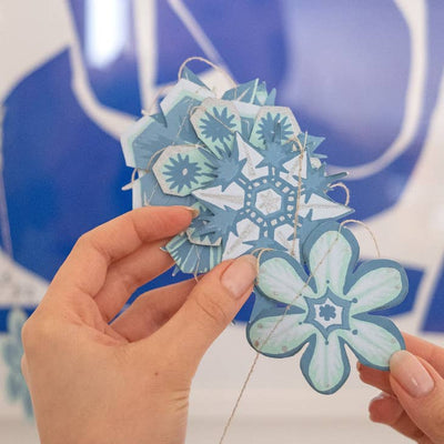 Snowflake Sewn Garland