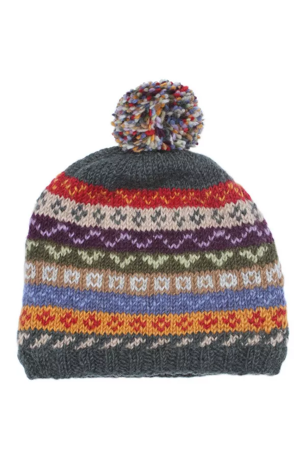 Bobble Beanie - Elveden Knit