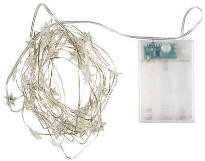 Star String Lights - 50 lights 5.4m, Indoor, Battery Powered