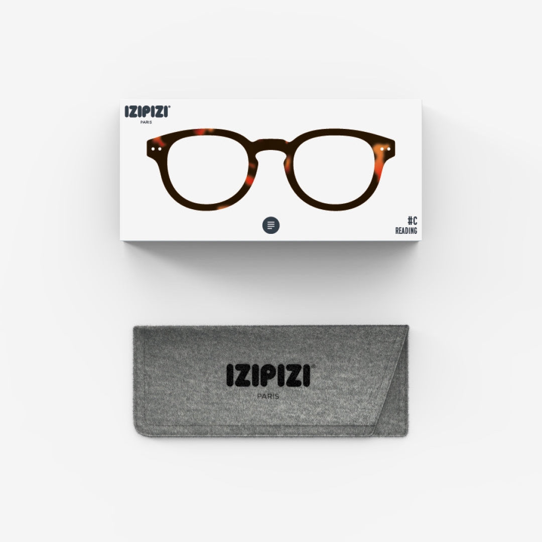 Reading Glasses - Design 'C' in Tortoise by Izipizi