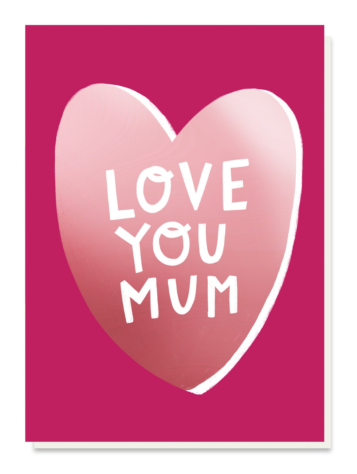 Love You Mum Shiny Card