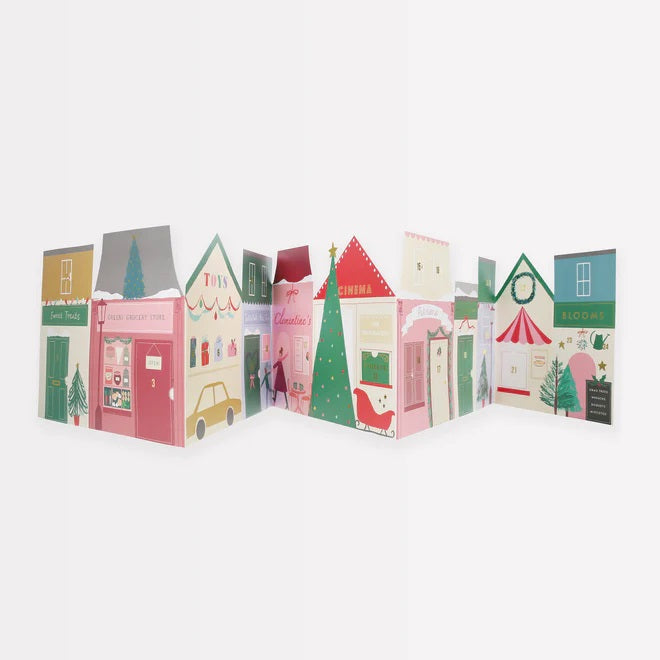 Christmas Street Concertina Advent Calendar