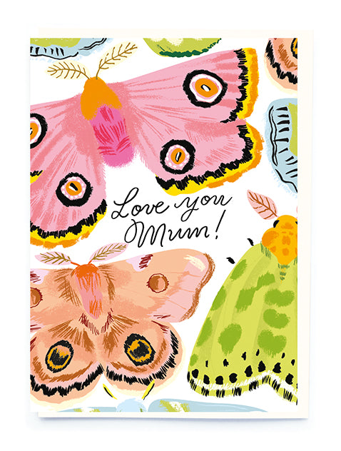 Moths Mother's Day Card