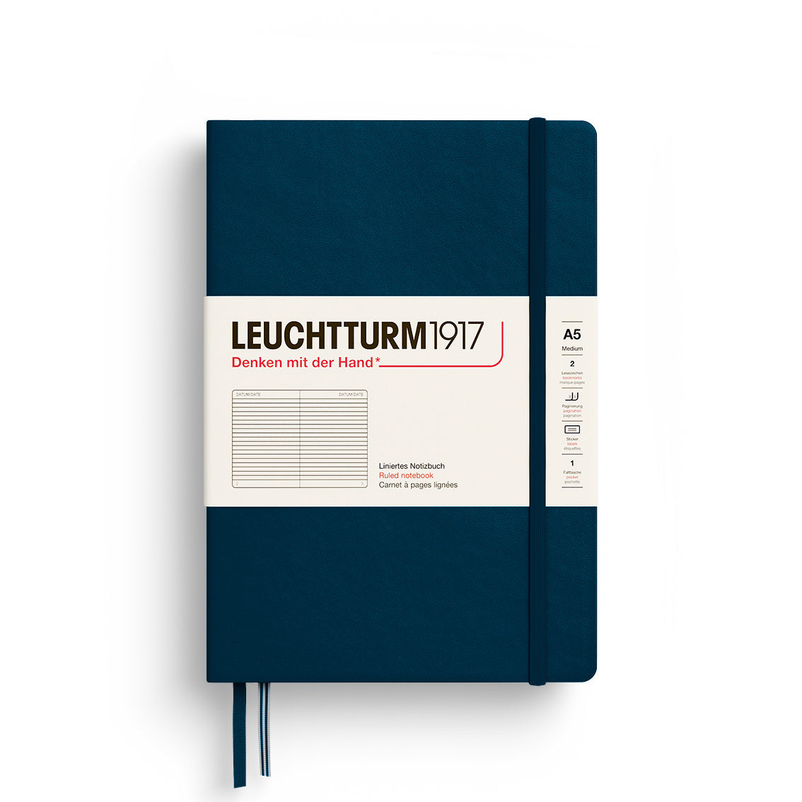 Leuchtturm A5 Notebook - Deep Sea