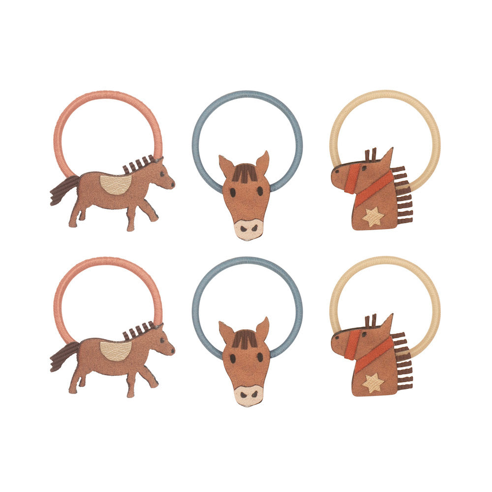 Mimi and Lula Hair Elastics - Pony Pack of 6