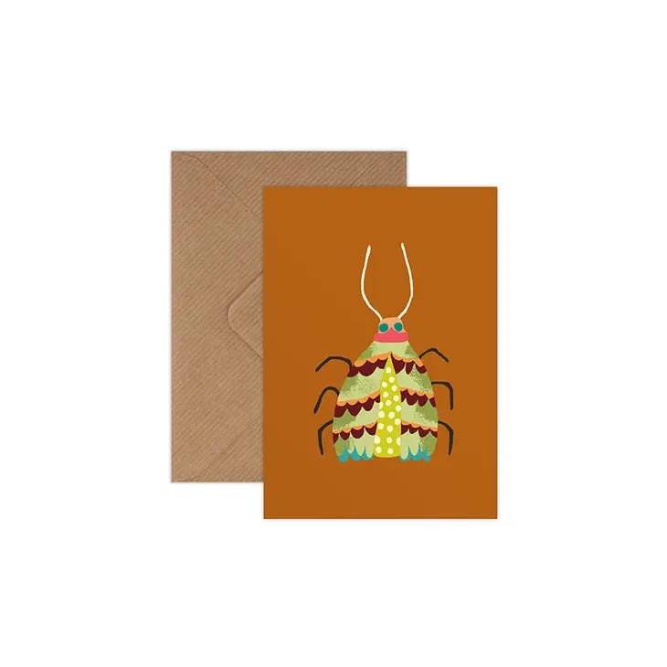 Bug Mini Greetings Card by Brie Harrison