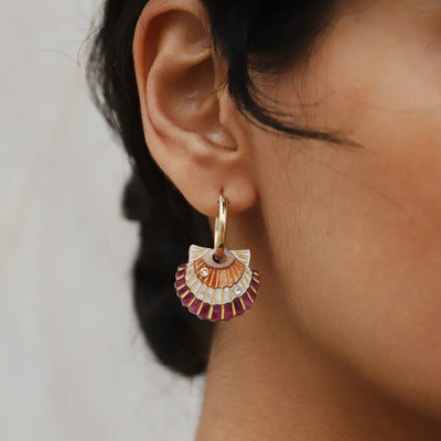 Scallop Shell Hoops