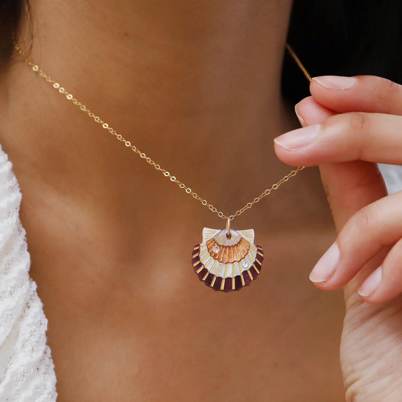 Scallop Shell Necklace