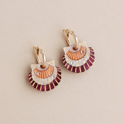 Scallop Shell Hoops