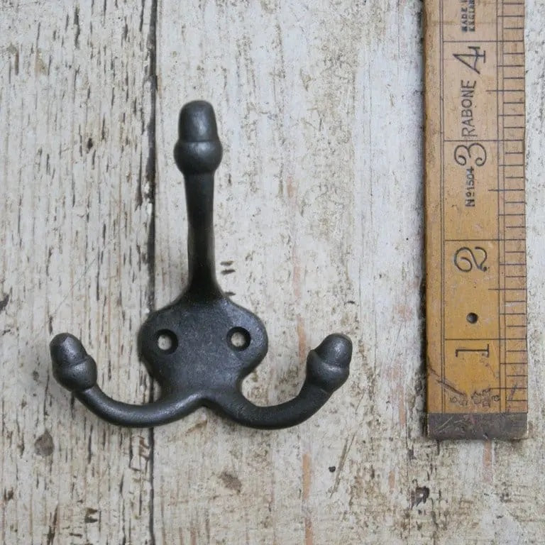 Cast Iron Triple Acorn Hook