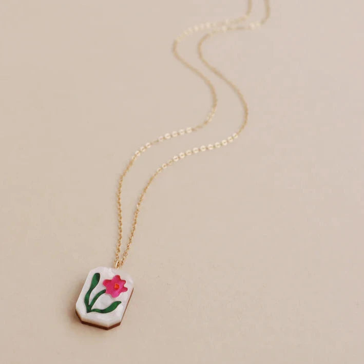 Wildflower Charm Necklace