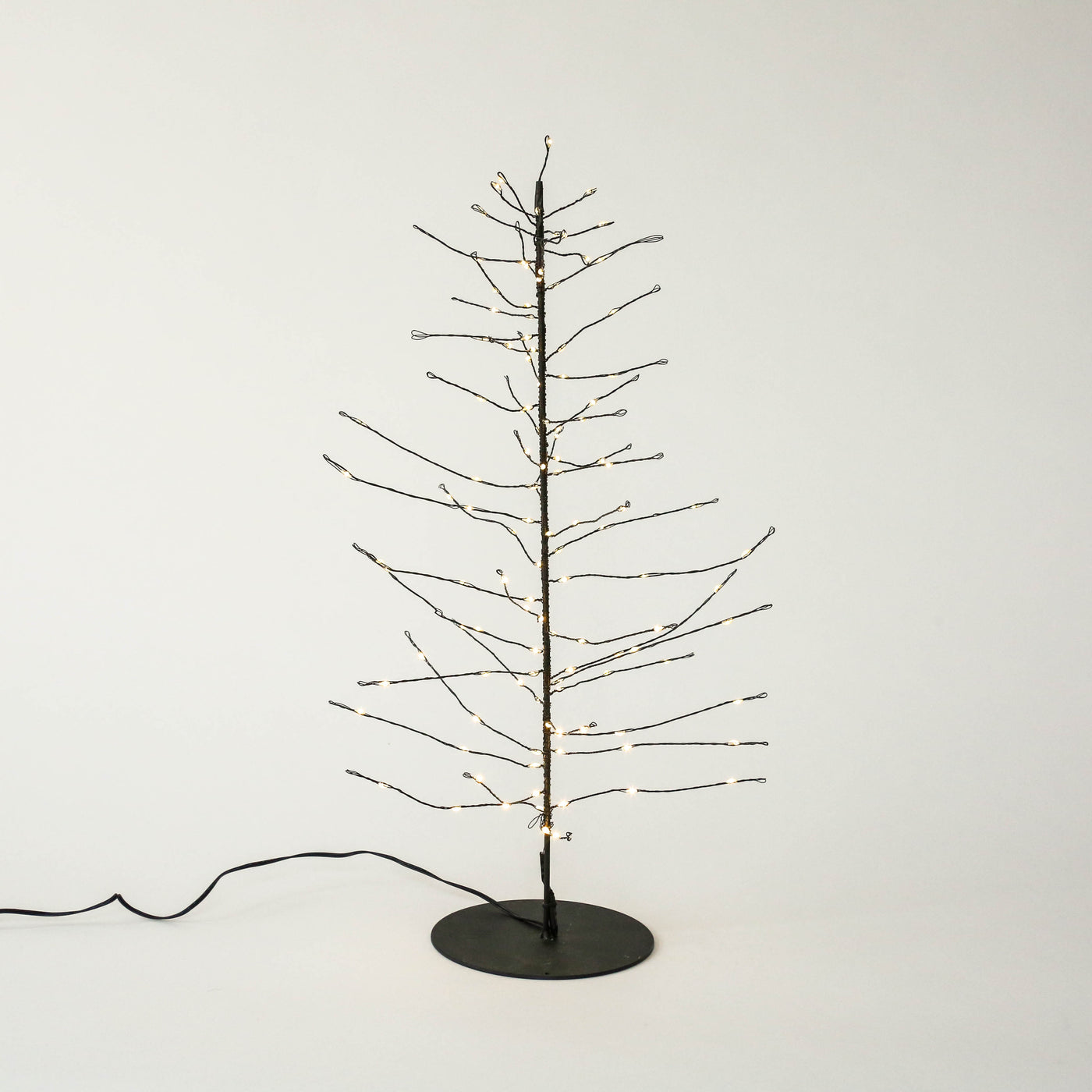 Glow Wire Christmas Tree with Lights - Small