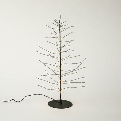 Glow Wire Christmas Tree with Lights - Small