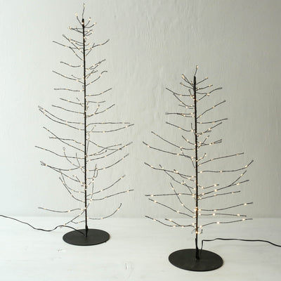 Glow Wire Christmas Tree with Lights - Small