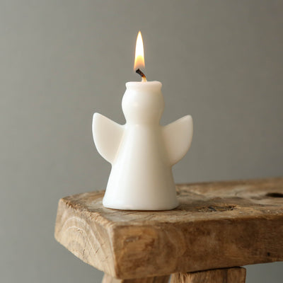 Festive Angel Candle