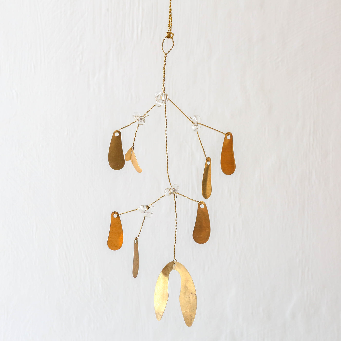 Wire Mistletoe Decoration - Gold