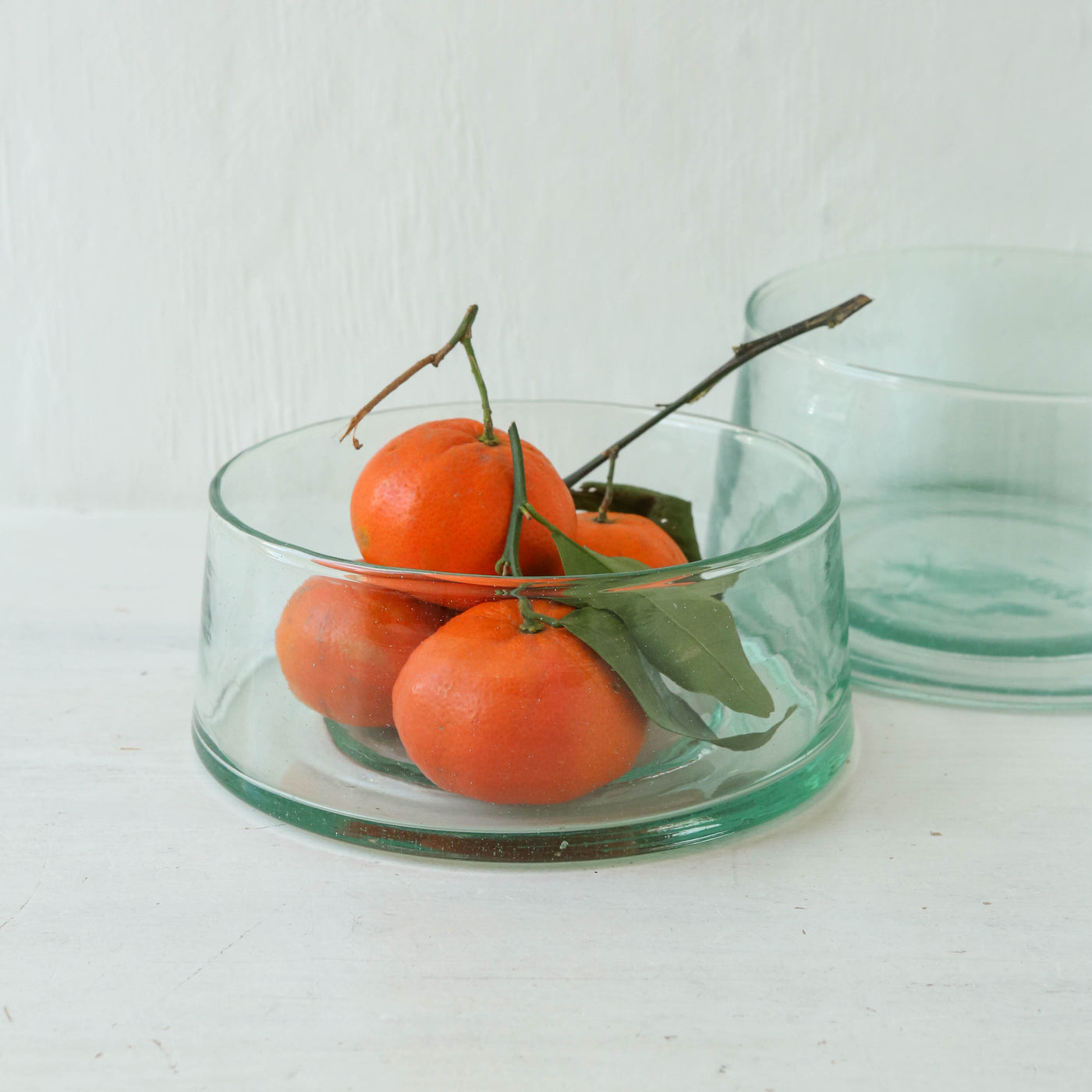 Tall Recycled Glass Dish