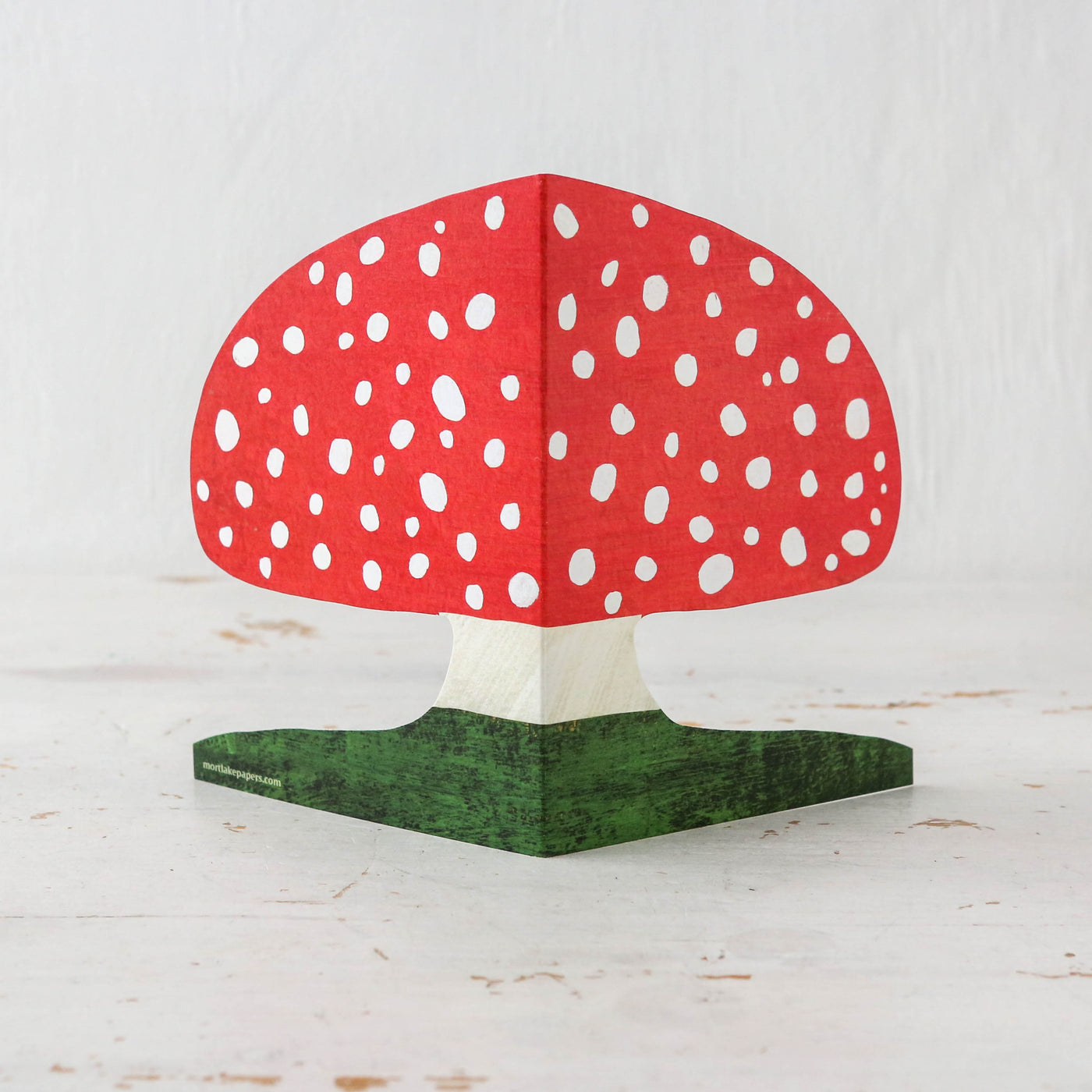 Mushroom Cut Out Card