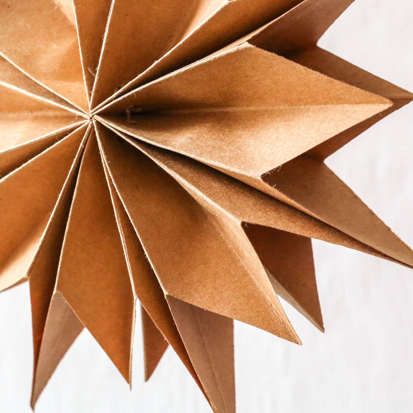 20cm 'Capella' Paper Star - Natural