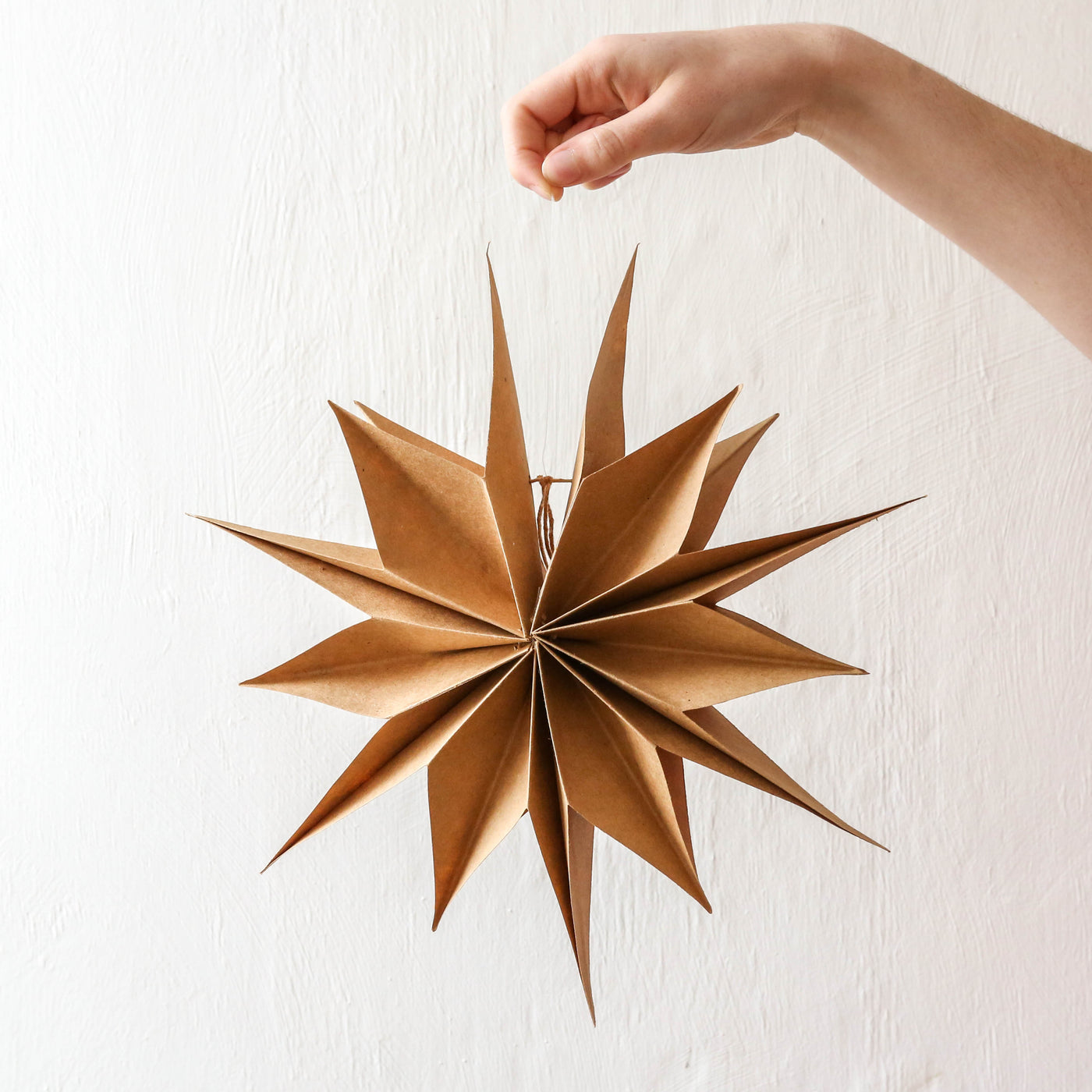 30cm Capella Paper Star - Natural