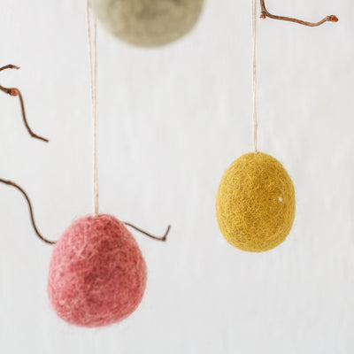 Felt Egg Hanging Decoration