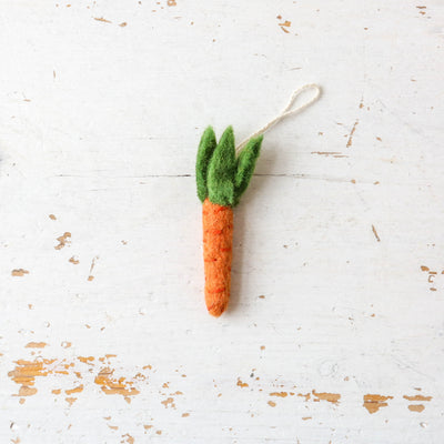 Felt Carrot Hanging Decoration